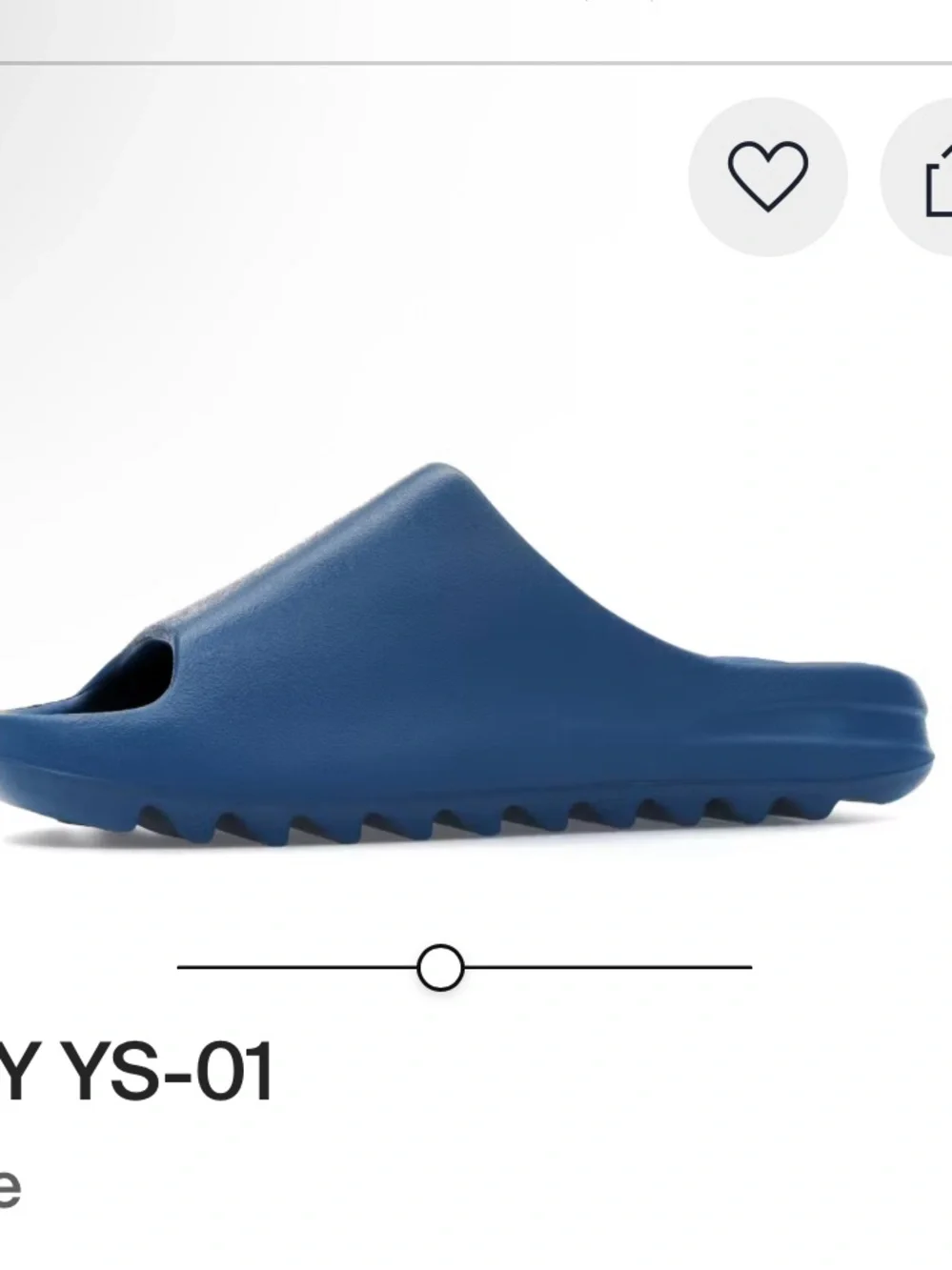 Yeezy YS-01 Slide Sandal in Blue